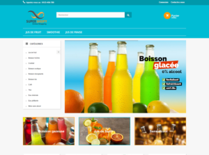 Template Vente de Boisson pour Prestashop 1.6