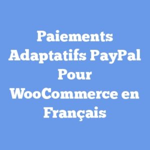 Paiements Adaptatifs PayPal Pour WooCommerce en Français